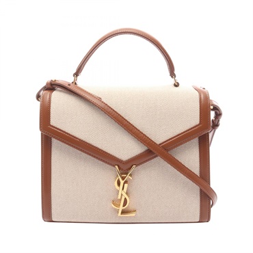 SAINT LAURENT PARIS Cassandra shoulder crossbody Handbag 578000 canvas leather