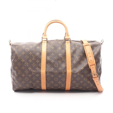 LOUIS VUITTON Keepall Bandouliere 50 travel hand bag M41416 Monogram leather LV