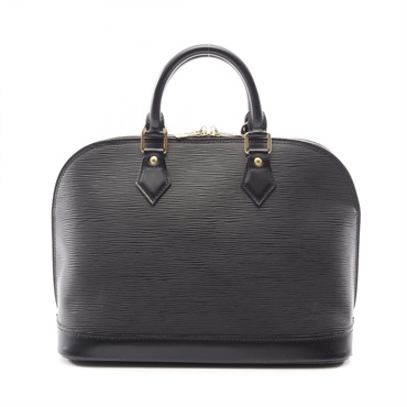 LOUIS VUITTON Alma Handbag M52142 Epi leather Noir Used Women
