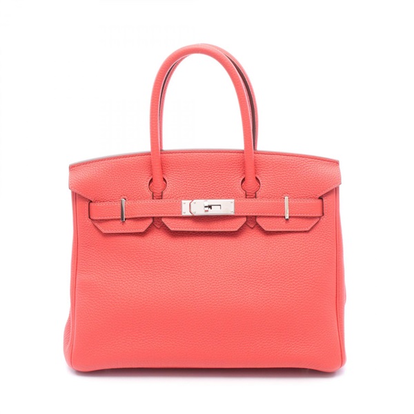 HERMES Birkin 30 Handbag R Togo leather Rouge pivoine Used Women SHW