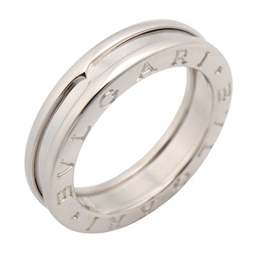 BVLGARI B-zero1 Ring 18KWG White Gold Used unisex US size 6 #52