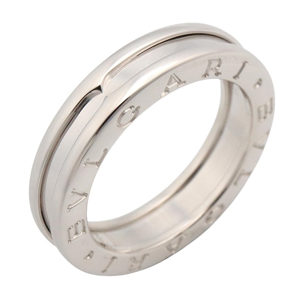 BVLGARI B-zero1 Ring 18KWG White Gold Used unisex US size 6 #52