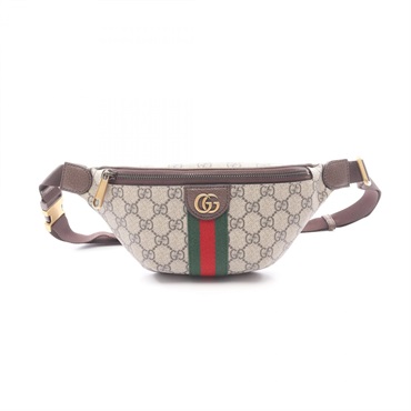 GUCCI Ophidia GG Supreme Waist bag 839106FAEOF9745 canvas leather Beige NEW