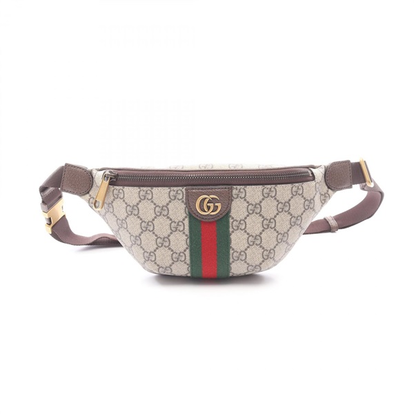 GUCCI Ophidia GG Supreme Waist bag 839106FAEOF9745 canvas leather Beige NEW