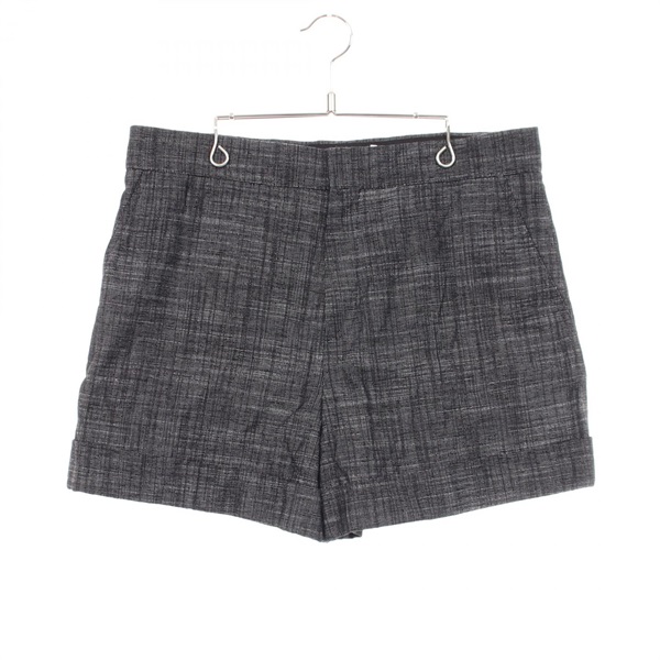 Dior Short Pants cotton Fabric Black Used Women size 40