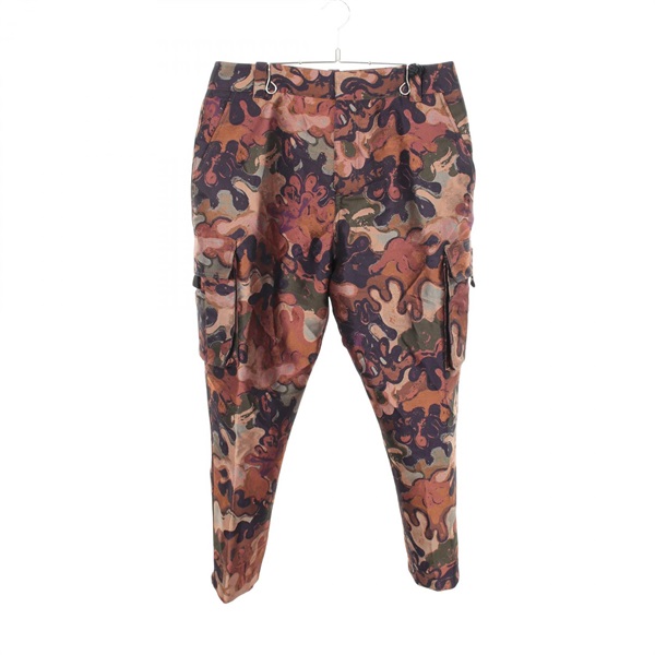 Christian Dior PETER DOIG Camouflage Cargo Pants #52 polyester Brown Used mens