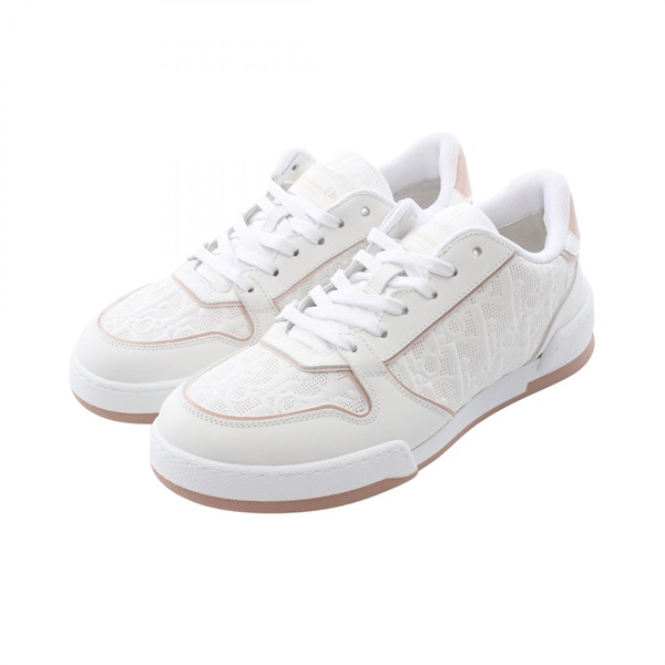 Dior Dior One Oblique Sneakers Shoes leather White Pink Used Women size 37