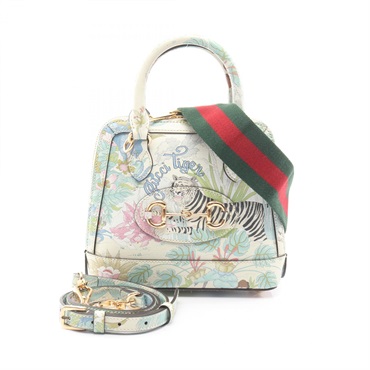 GUCCI Horsebit 1955 Mini Top Handle Tiger shoulder crossbody Handbag 677212