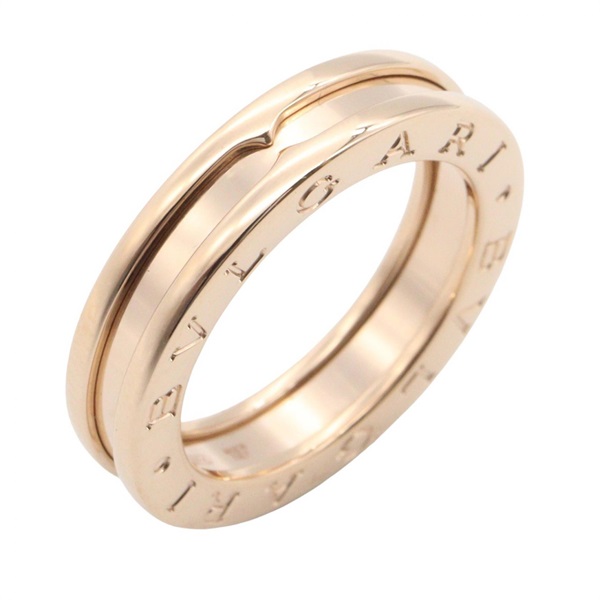 BVLGARI B-zero1 Ring 1 band 18KPG Pink Rose Gold Used unisex US size 6.25 #53
