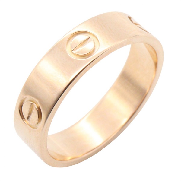 CARTIER Love Ring 18KPG Pink Rose Gold Used unisex US size 7.75 #59