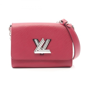 LOUIS VUITTON Twist MM Chain Shoulder Bag M41869 Epi leather Bordeaux Used Women