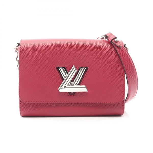 LOUIS VUITTON Twist MM Chain Shoulder Bag M41869 Epi leather Bordeaux Used Women