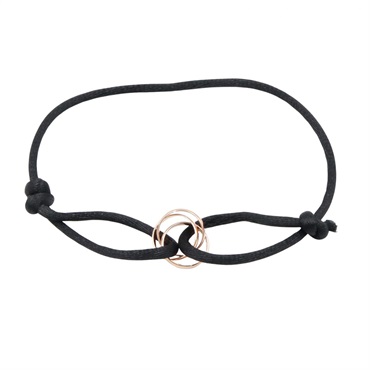 CARTIER Trinity Code Bracelet Bangle 18KRG Pink Rose Gold Used Unisex