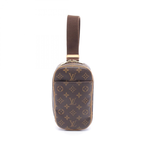 LOUIS VUITTON Pochette Gange Waist bum belt bag M51870 Monogram leather Brown