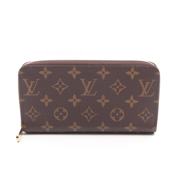 LOUIS VUITTON Zippy wallet Around long purse M41895 Monogram Brown Fuschia used