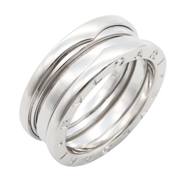 BVLGARI B-zero1 Ring 18KWG White Gold Used unisex US size 6.75 #54