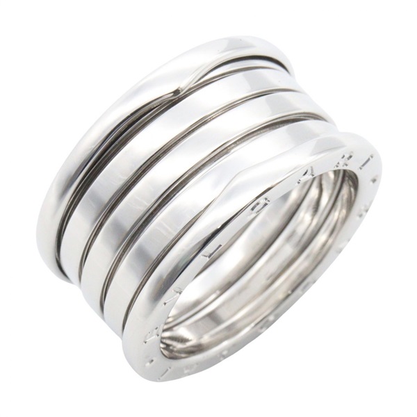 BVLGARI B-zero1 Ring 4 bands 18KWG White Gold Used Unisex US size 9.25 #60
