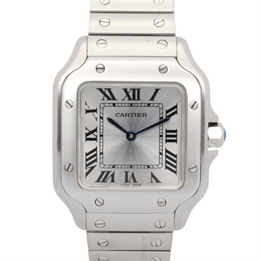 CARTIER Santos de Cartier SM Wrist Watch WSSA0082 Quartz SS Used Women