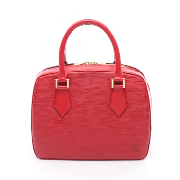 LOUIS VUITTON Sablon Handbag M52047 Epi leather Red Castilian red Used Women LV