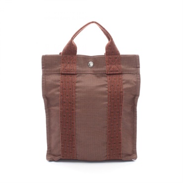 HERMES Herline a dos PM Rucksack Backpack canvas Brown Used Women SHW