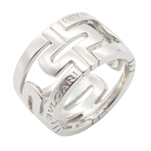 BVLGARI Parenthesi Ring 18KWG White Gold Used women US size 4 #47