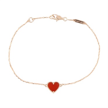 Van Cleef & Arpels Sweetheart Carnelian Bracelet VCARN59L00 18KRG Gold Women