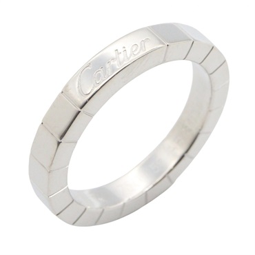 CARTIER Lanieres Ring 18KWG White Gold Used unisex US size 5 #50
