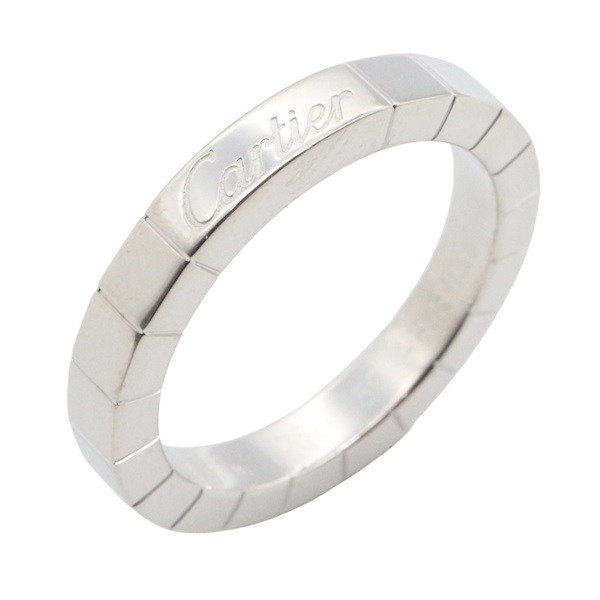 CARTIER Lanieres Ring 18KWG White Gold Used unisex US size 5 #50