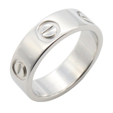 CARTIER Love Ring Pt950 Platinum Used Unisex US size 4.75 #49