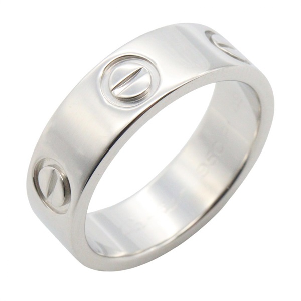 CARTIER Love Ring Pt950 Platinum Used Unisex US size 4.75 #49