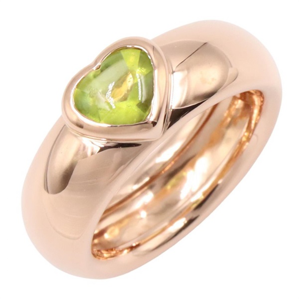 TIFFANY＆CO Friendship PE Ring 18KPG Rose Gold Peridot Used women US size 4.25