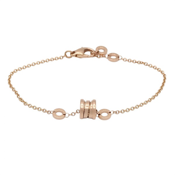 BVLGARI B.zero1 Element Bracelet 19cm 18KRG Pink Rose Gold Used Unisex