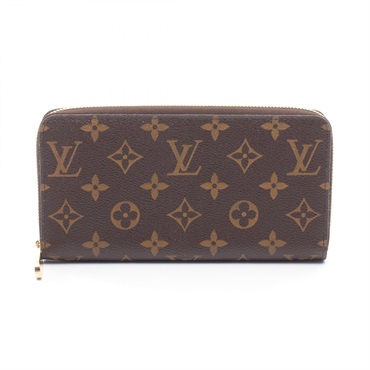 LOUIS VUITTON Zippy wallet Around long purse M60017 Monogram Brown Used
