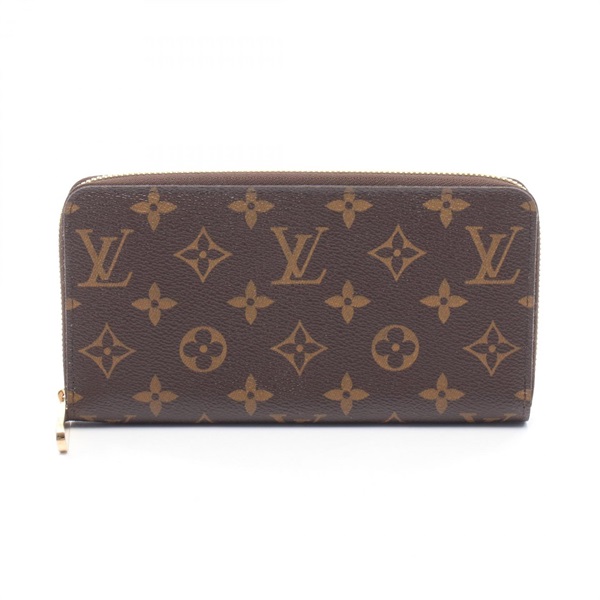 LOUIS VUITTON Zippy wallet Around long purse M60017 Monogram Brown Used