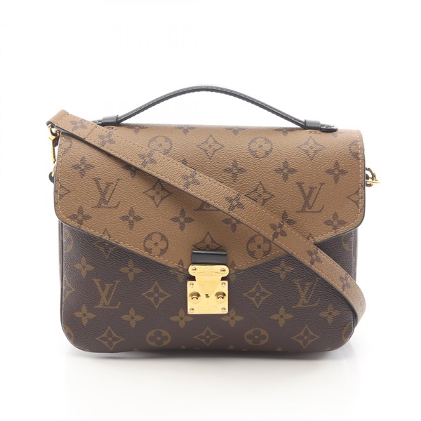 LOUIS VUITTON Pochette Metis MM Shoulder Handbag M44876 Monogram Reverse used LV