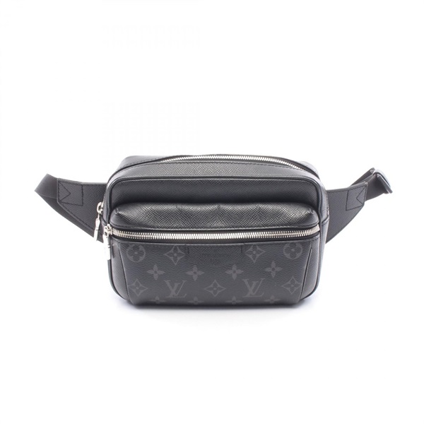 LOUIS VUITTON outdoor Waist Bum bag M30245 Taigarama leather Noir Used mens