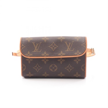 LOUIS VUITTON Pochette Florentine Waist bum bag M51855 Monogram leather Brown