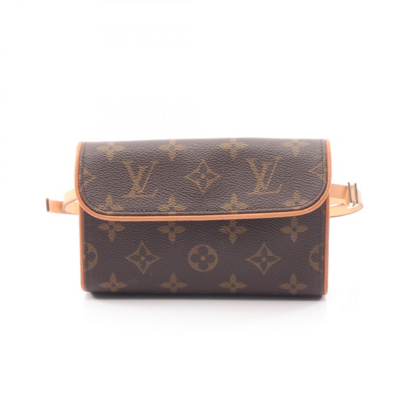 LOUIS VUITTON Pochette Florentine Waist bum bag M51855 Monogram leather Brown