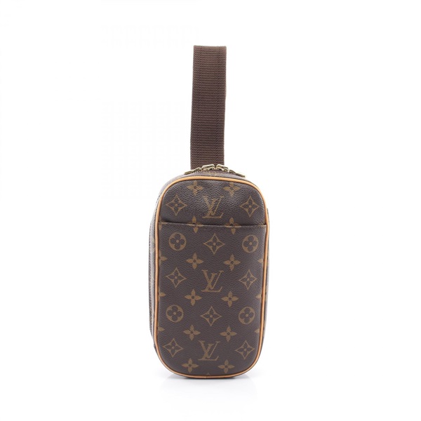 LOUIS VUITTON Pochette Gange Waist bum belt bag M51870 Monogram leather Brown