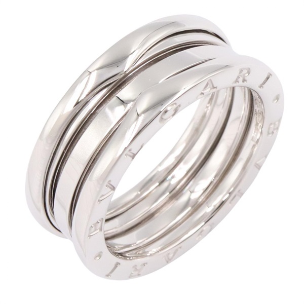BVLGARI B-zero1 Ring 3 bands 18KWG White Gold Used unisex US size #60