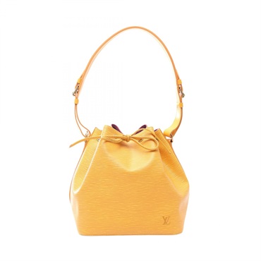 LOUIS VUITTON Petit Noe Shoulder Bag M44109 Epi leather Tassil Yellow Used Women