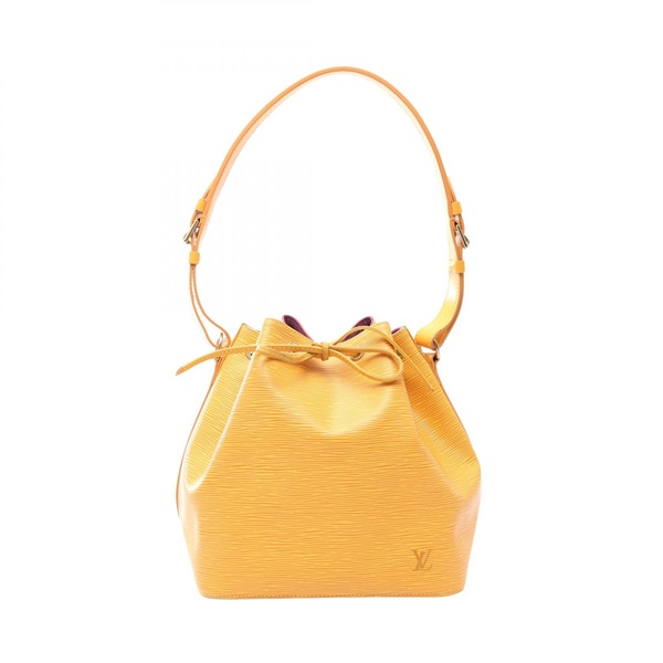 LOUIS VUITTON Petit Noe Shoulder Bag M44109 Epi leather Tassil Yellow Used Women