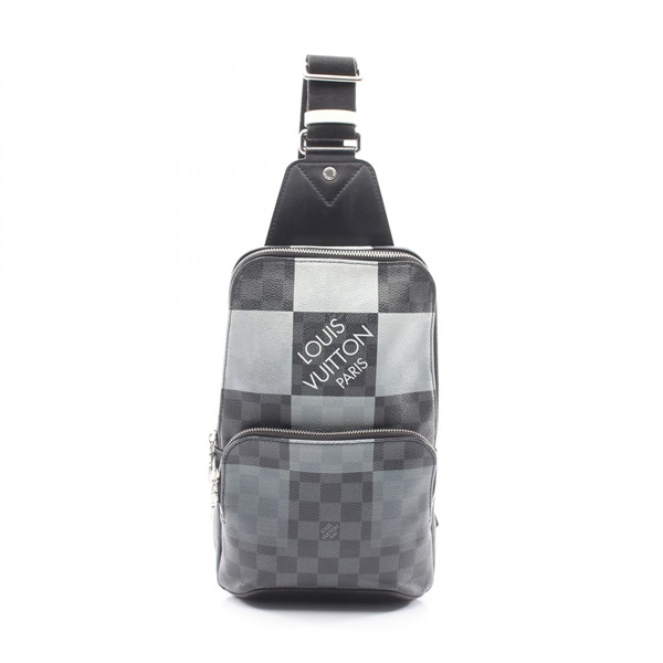LOUIS VUITTON Avenue sling Waist bag N40403 Damier graphite Giant canvas Black