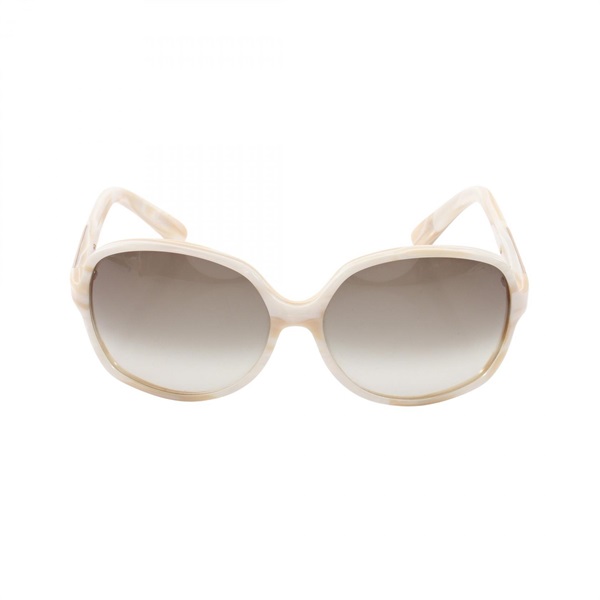 GUCCI Gradation lens Sunglasses eyewear Plastic White Used Women