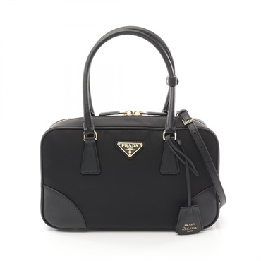 PRADA RE-EDITION 1978 RE-NYLON TESSUTO+SAFFIANO Medium Double Handle Handbag