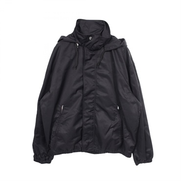 CELINE Windbreaker Mountain Hoodie Jacket Nylon Black NEW mens size 48