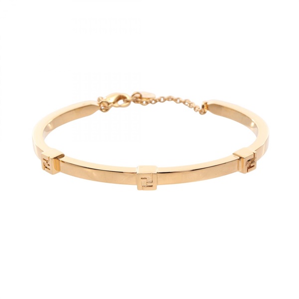 FENDI FOREVER Bracelet 8AL218B08F0CFKS Gold Plated #S NEW Women