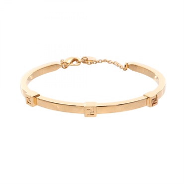 FENDI FOREVER Bracelet 8AL218B08F0CFKM Gold Plated Gold #M NEW Women