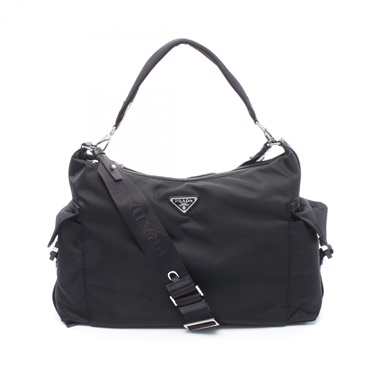 PRADA Explorer Re-Nylon Shoulder Bag 2VH2042DW3F0002 Saffiano leather Black NEW