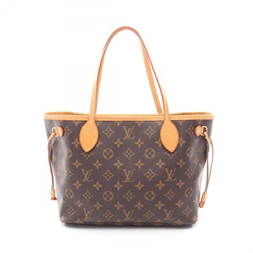 LOUIS VUITTON Neverfull PM Shoulder Tote Bag M40155 Monogram canvas Brown Used